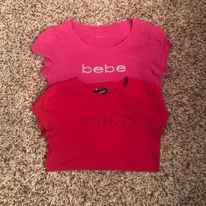 ‼️PRICE DROP‼️2 BeBe tops Size small